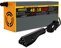 48 Volt Golf Cart Charger for EZGO RXV & TXT, with 3-Pin Triangular Plug, 18 Amp Fast Charge 3-5H Full Charge Lead Acid Battery