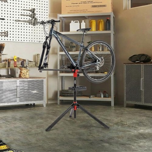 CXWXC Bike Repair Stand (Max 55 Lbs)- Bicycle Workstand Maintenance Stand- eBike Mechanic Stand Workstands for Shop Home