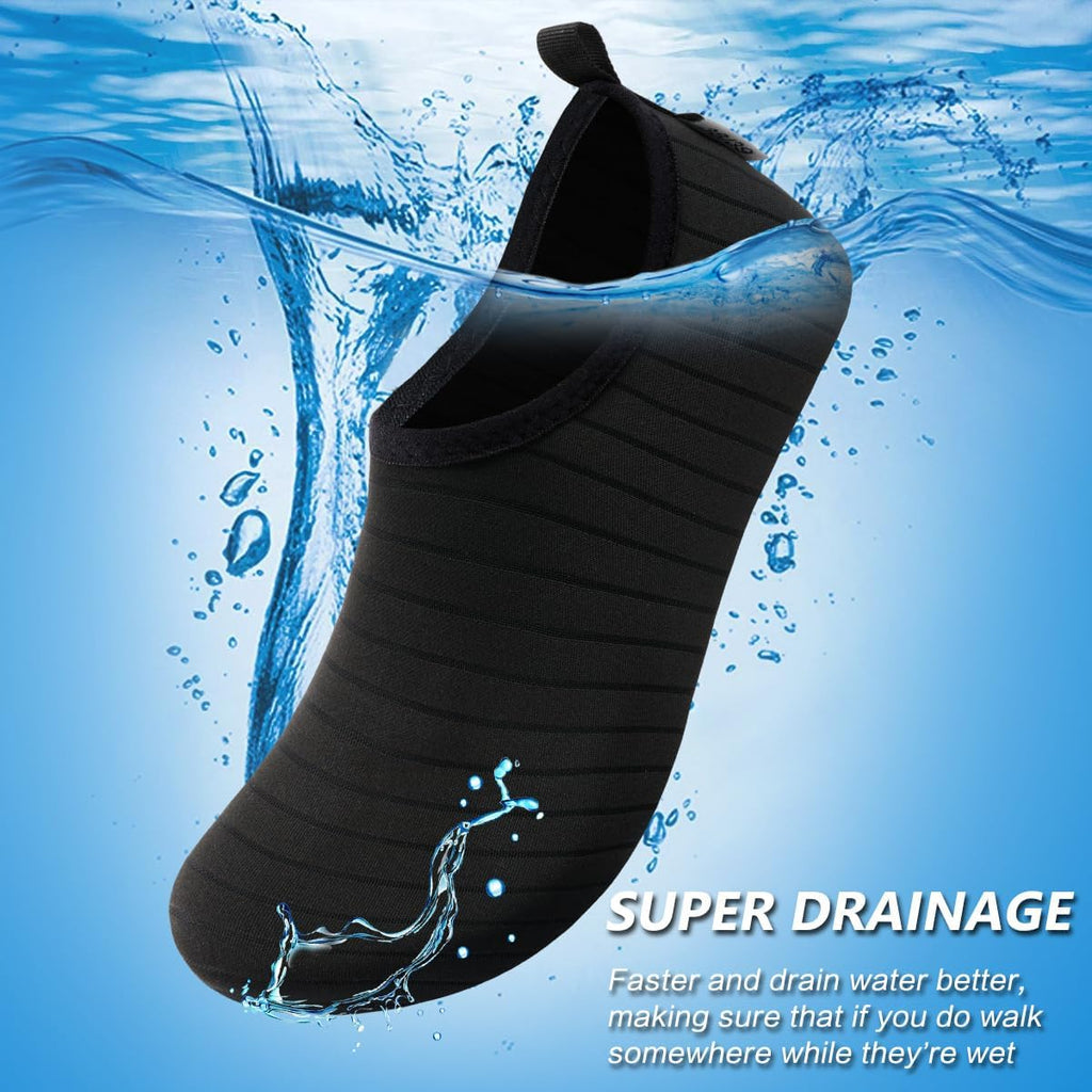 VIFUUR Aqua Yoga Shoes - Barefoot Quick-Dry Water Sports Slip-On for Men & Women