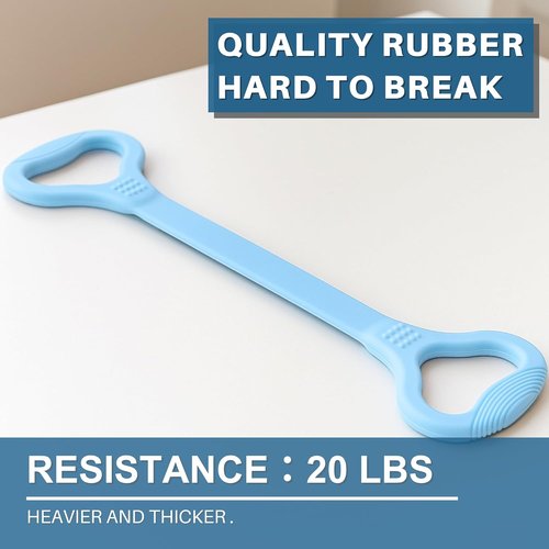 LEZER Figure 8 Resistance Band - Versatile Fitness Elastic Rope for Arms, Back & Chest | Perfect for Yoga & Pilates