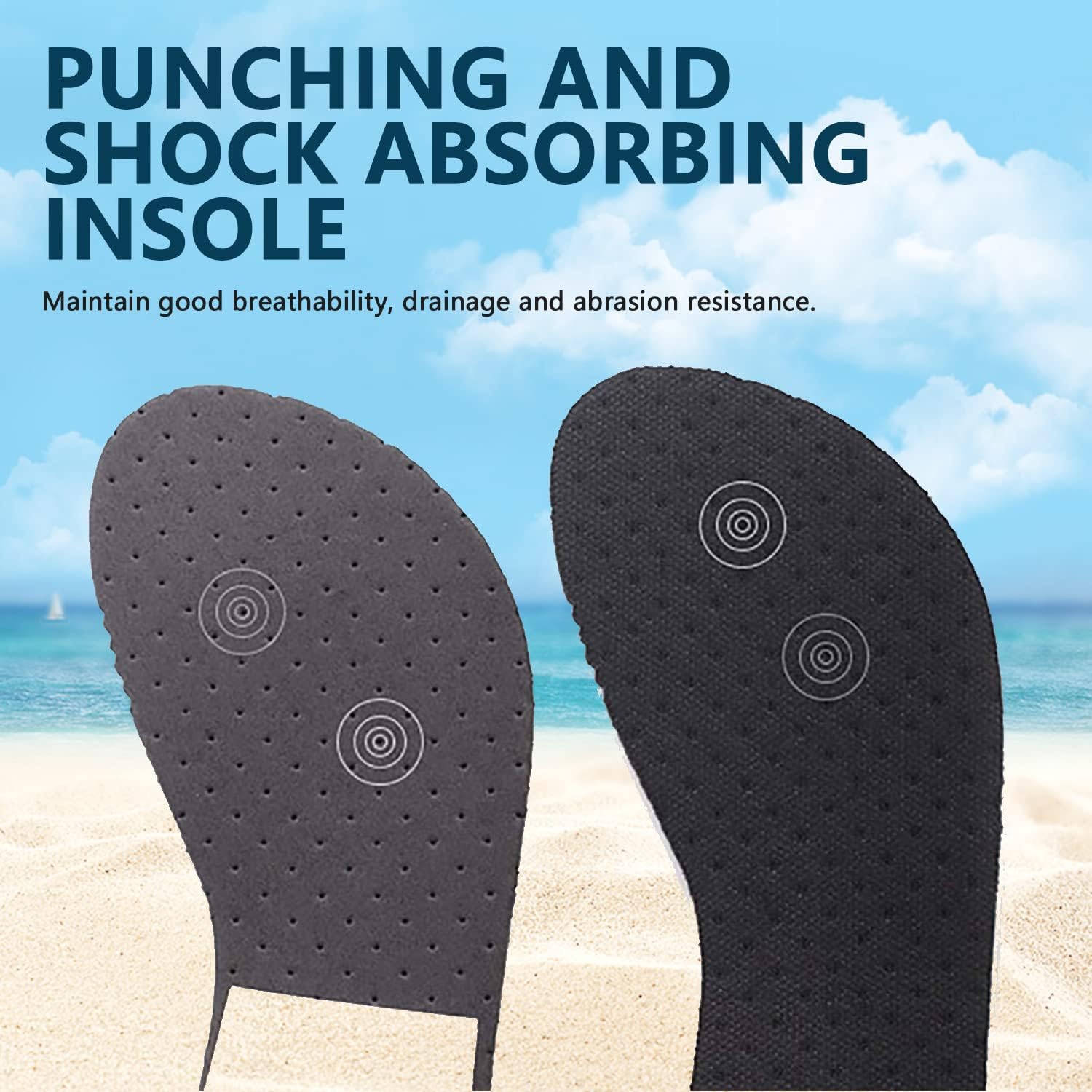 Skiennix Water Shoes - Quick-Dry Aqua Socks for Men & Women | Non-Slip Barefoot Design for Pool & Beach