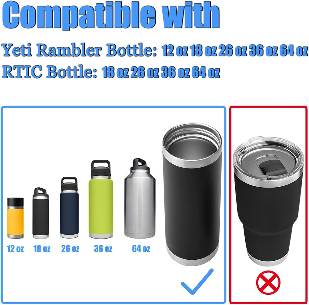 YETI Upgraded Chug Lid for Rambler Water Bottles | Big Handle Spout Cap | Fits 12-36 oz