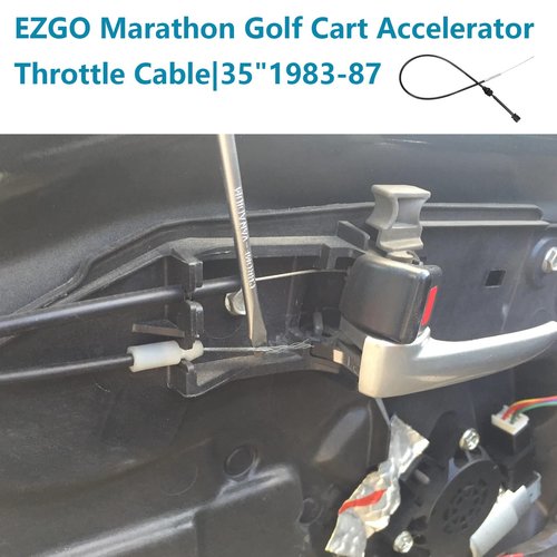 Earthtec Accelerator Throttle Cable | 35" for EZGO Marathon Golf Cart 1983-87