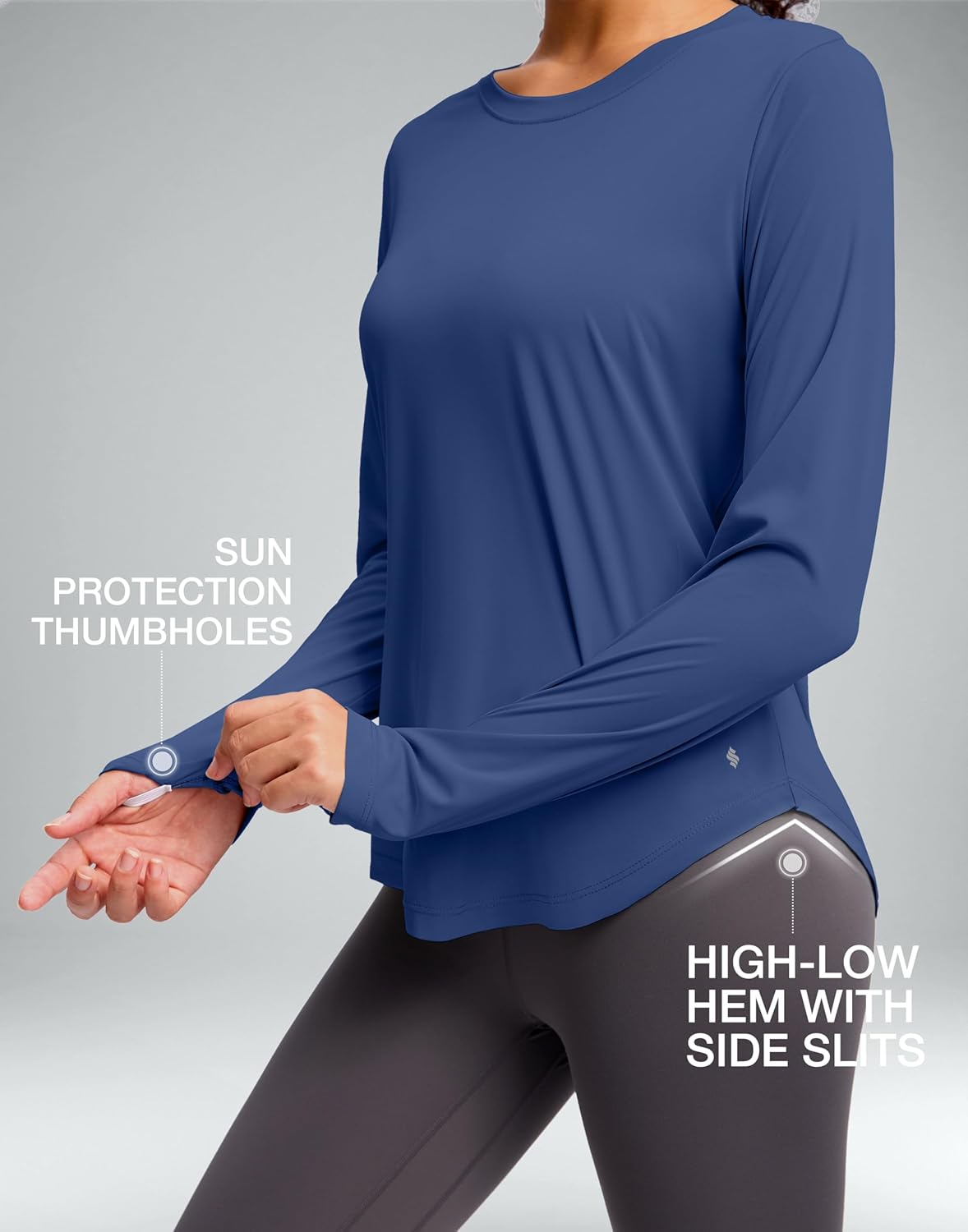 Soothfeel Women's Sun Shirt - UPF 50+ Long Sleeve SPF UV Protection for Hiking & Workouts | Lightweight Quick-Dry