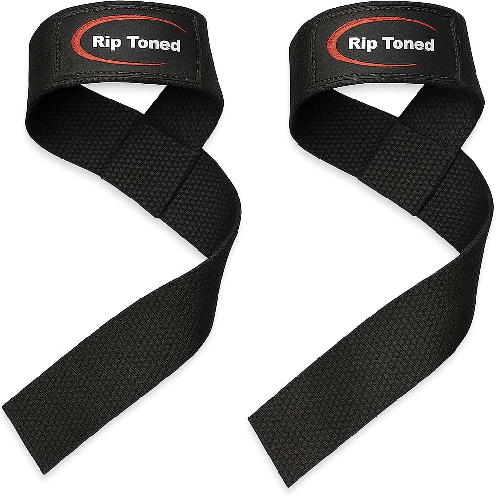 Rip Toned Performance Wrist Straps - 23" Padded Weightlifting Straps for Men & Women | Ideal for Deadlifts & Strength Training