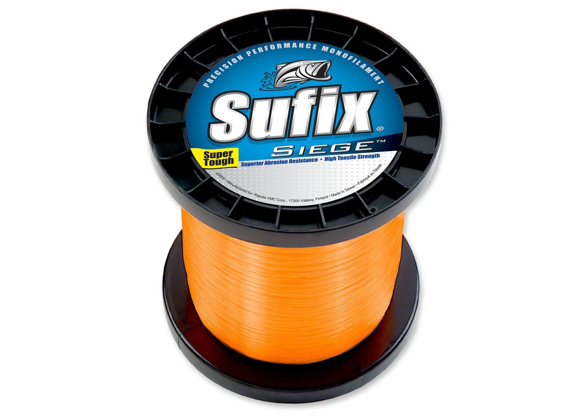 Sufix Siege 3000-Yards Spool Size Fishing Line (Tangerine, 14-Pound)