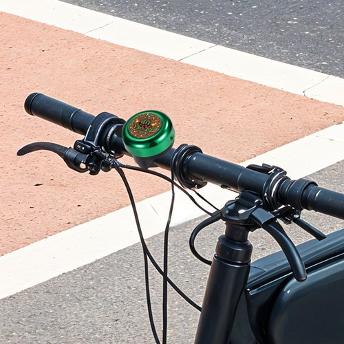 Bike Ring Bell, Premium Durable Loud Crisp Clear Sound Pixel-Themed Bicycle Ringer Bell Funny Bike Accessory Suitable for Kids Boys Toddlers
