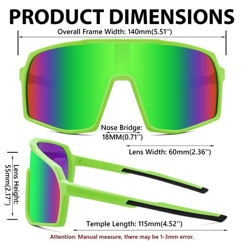 FEISEDY Sports Sunglasses for Men Women Youth Baseball Cycling Running Hiking Glasses UV400 B0263