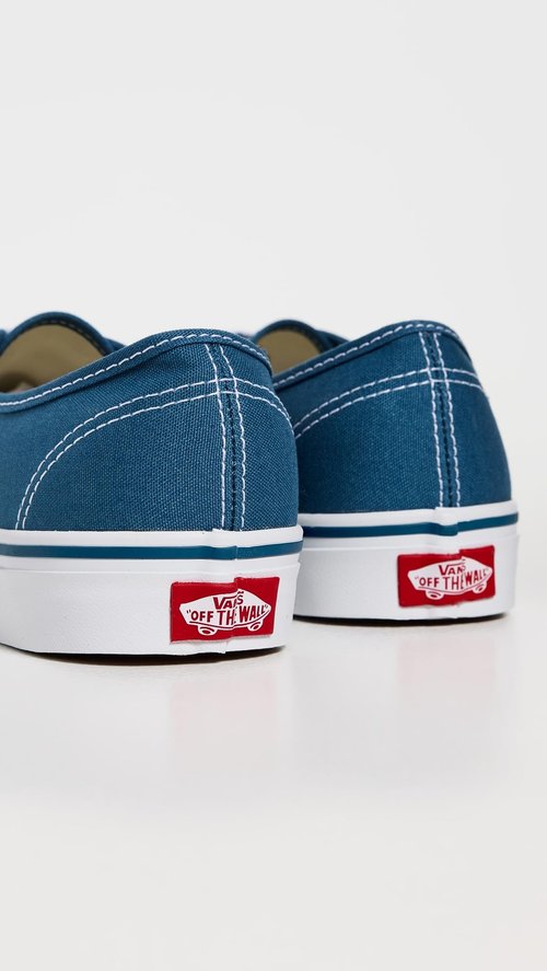 Vans Unisex Authentic Unisex Sneakers, Navy, 5 US Women/3.5 US Men