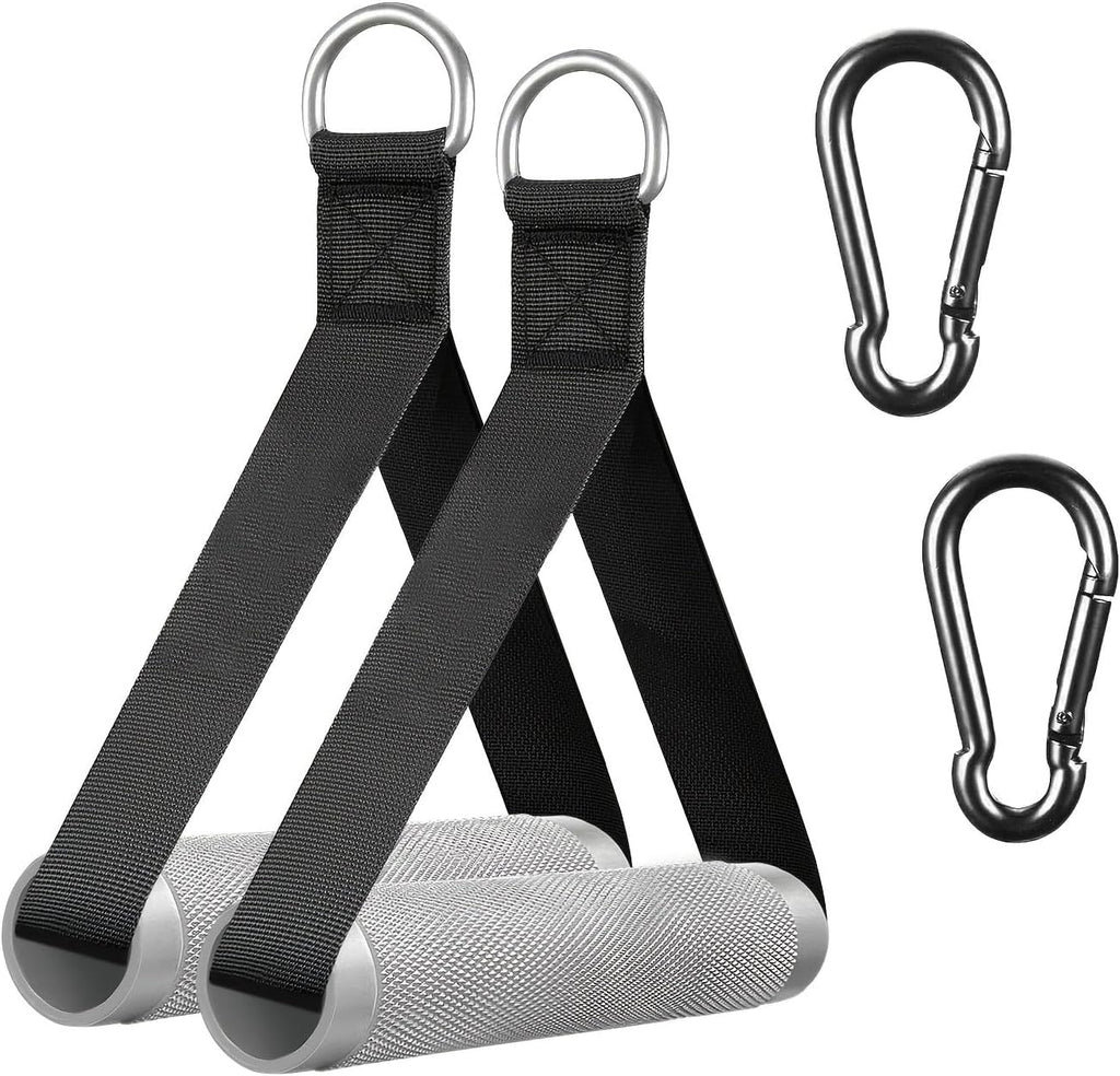 Skiennix Heavy-Duty Exercise Handles - Durable Aluminum Alloy for Cable Machines | 2-Pack