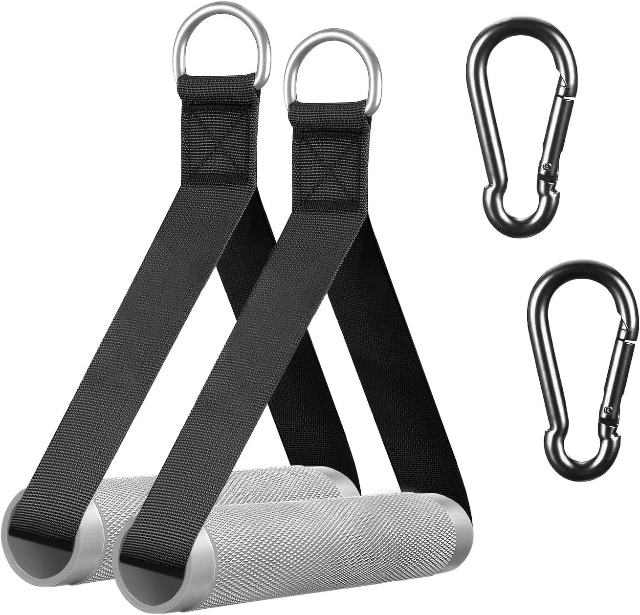 Skiennix Heavy-Duty Exercise Handles - Durable Aluminum Alloy for Cable Machines | 2-Pack