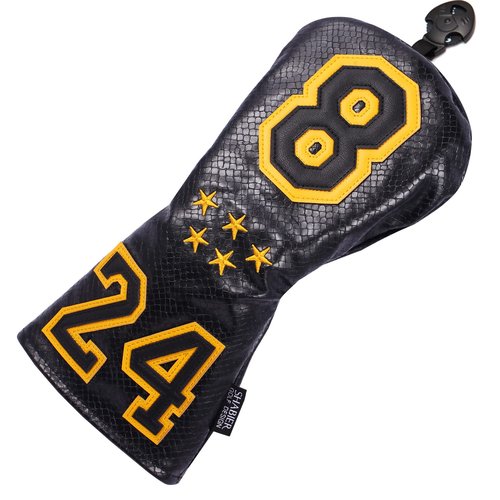 SHABIER Golf Sports Style Golf Wood Club Headcover Fairway Cover for #5 Head Club (Black 24 Fairway Cover)