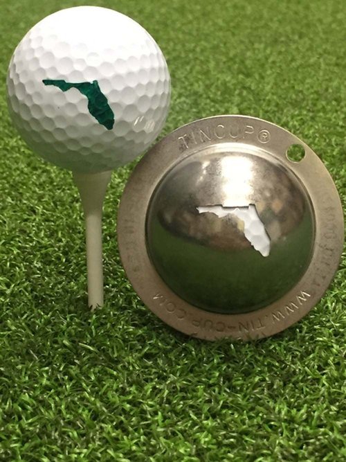 Tin Cup Golf Ball Custom Marker Alignment Tool