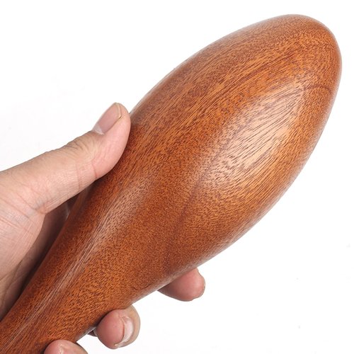 NENAGGE Wood Indian Clubs Pair 2lb for Training Wooden Mace Exercise Club for Strength Training Rehabilitation Improves Grip Full Body Workout for Men Women,S