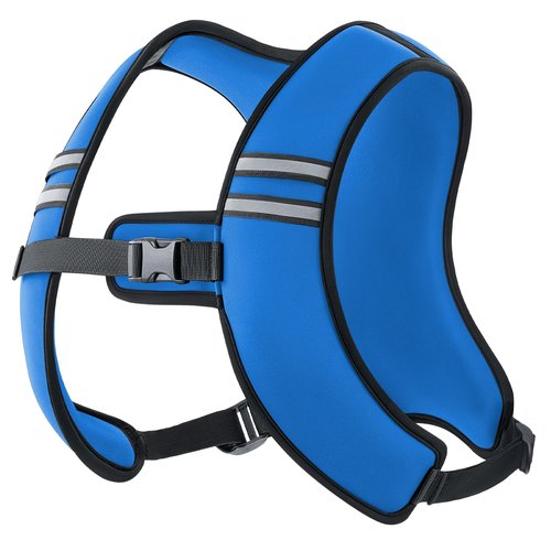 ZELUS Weighted Vest, Washable Z-Fit Soft Iron Weighted Vest for Women and Men, 5/10/15 lb Weight Vest with Reflective Strips & Adjustable Straps, Ultra Thin Weight Vest for Gym Strength Training, (5lb) Light Blue