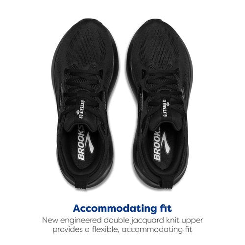 Brooks Women’s Glycerin 22 Neutral Running Shoe - Black/Black/Ebony - 6 Medium