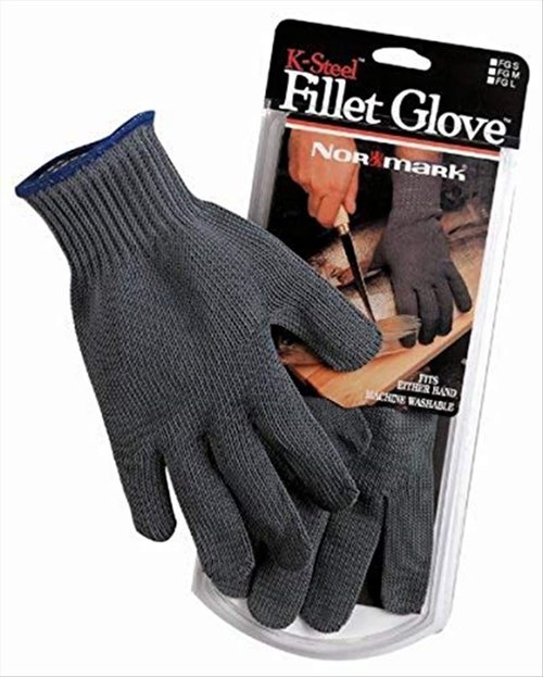 Rapala Fillet Glove Large, Cut-Resistant Protective Glove for Fish Cleaning, Secure Non-Slip Fit, Comfortable and Durable for Left or Right Hand Use