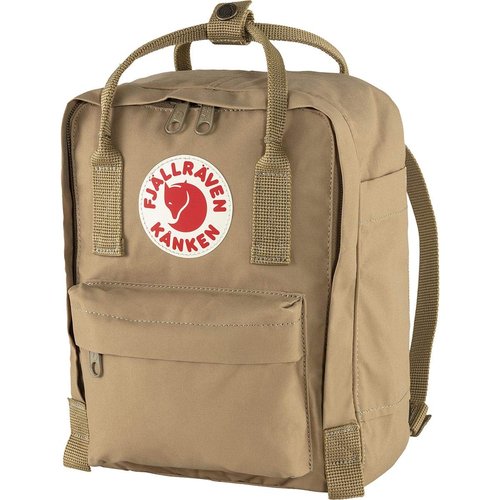 Fjällräven Kanken Mini Backpack - Compact Everyday Carry, Durable Vinylon Fabric - Travel, Clay, One Size