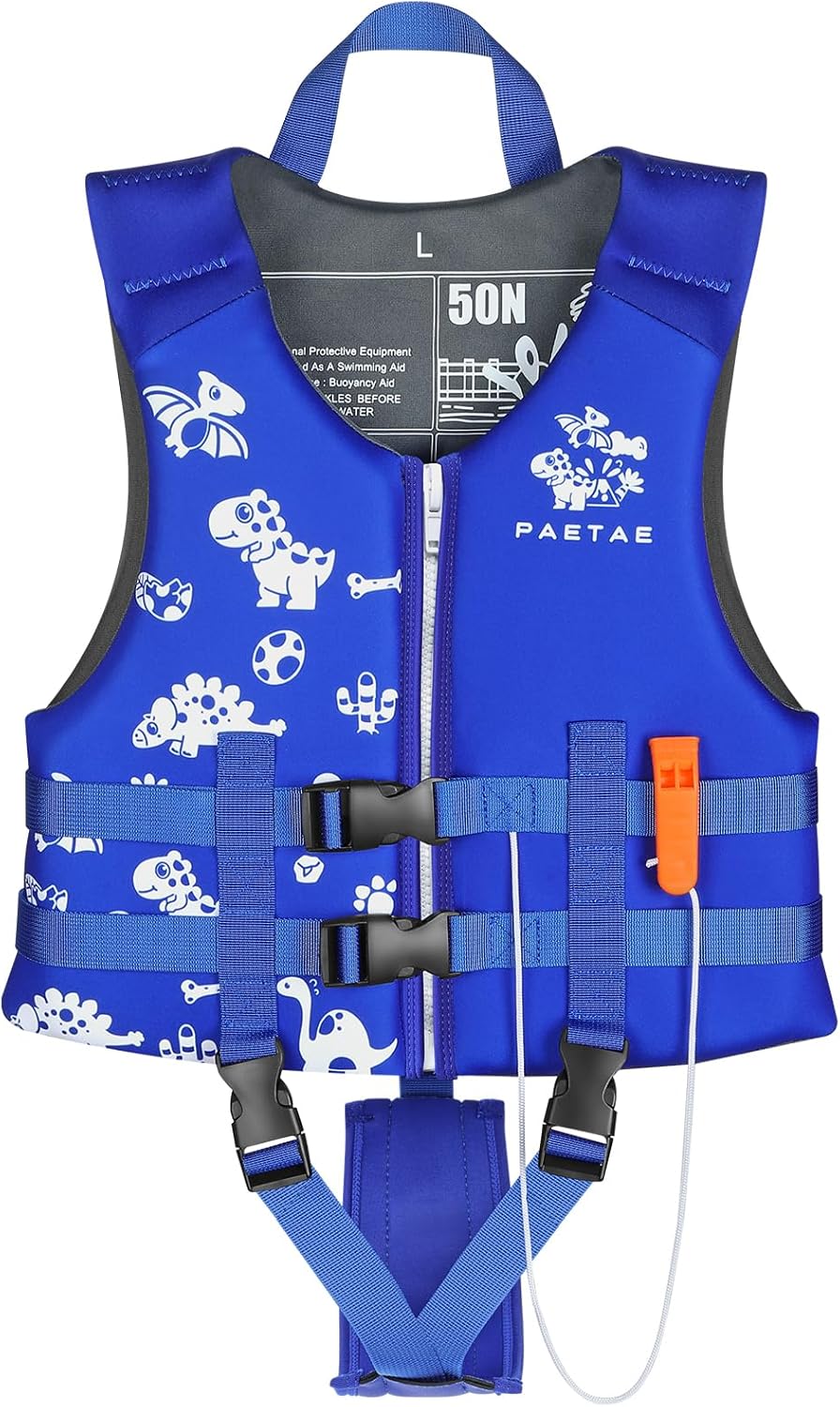 Skiennix Toddler Swim Vest - Kids Pool Float Jacket for Ages 18-77 lbs | Safe & Comfortable Design