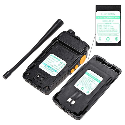 Baofeng Pofung Uv6r Dual-band Twoway Radio Transceiver , 1.1 Lb