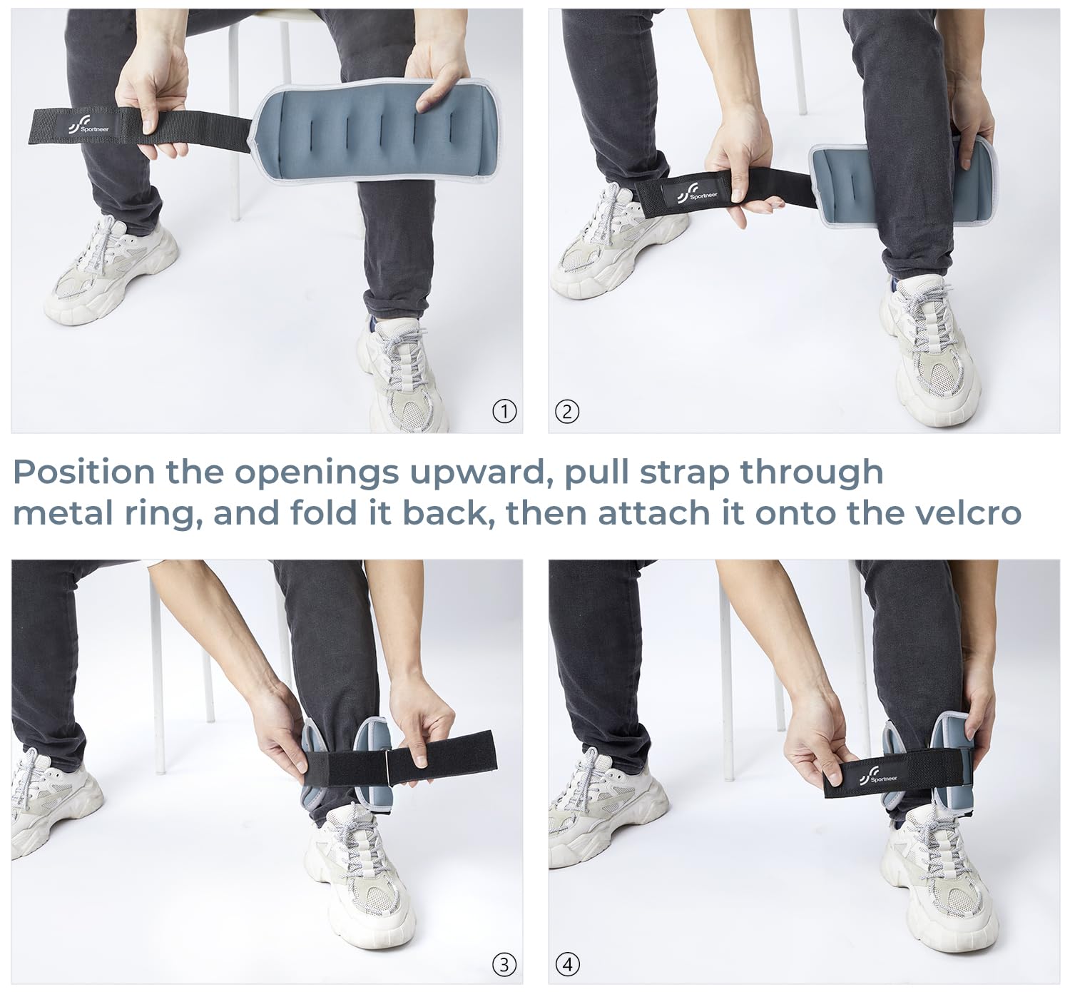 Sportneer Ankle Weights Wrist Weights -0.5 1 2 3 4 5 Lbs Pair for Men Women Kids Strength Training Wrist and Ankle Weights Set Comfortable and Soft Perfect for Dancing Running Walking Fitness Workout