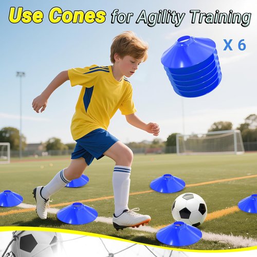 Happy Jump Portable Soccer Goal - 7x5 FT & 5x3.6 FT | Durable Design for Youth Ages 6-14, Easy Setup
