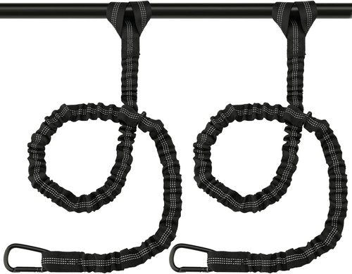 Apeso Kayak Paddle Leash - 2 Pack Fishing Lanyard Tool with Carabiner | Durable Kayaking Accessories