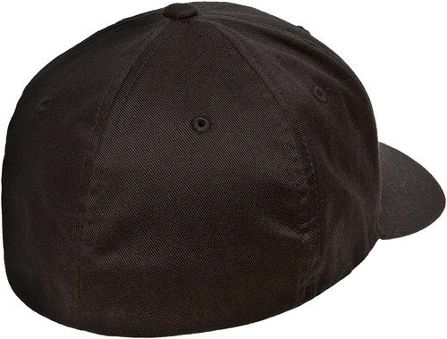 Flexfit 6277 Wooly Combed Twill Cap - Stylish Black Design for Ultimate Comfort and Fit