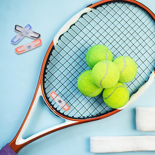 CYTGOUPER 3PCS Tennis Racket Vibration Dampeners, Tennis Racket Dampener, Soft Silicone Racket Shock Absorbers for Tennis Players
