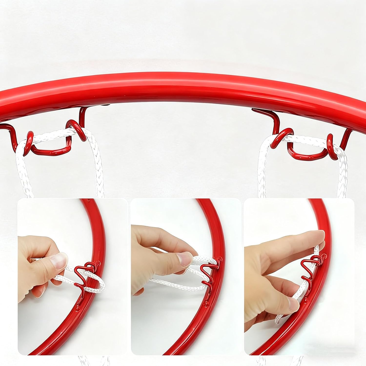 Skiennix Kids Basketball Hoop - Wall-Mounted Indoor/Outdoor Rim Goal for Fun Playtime