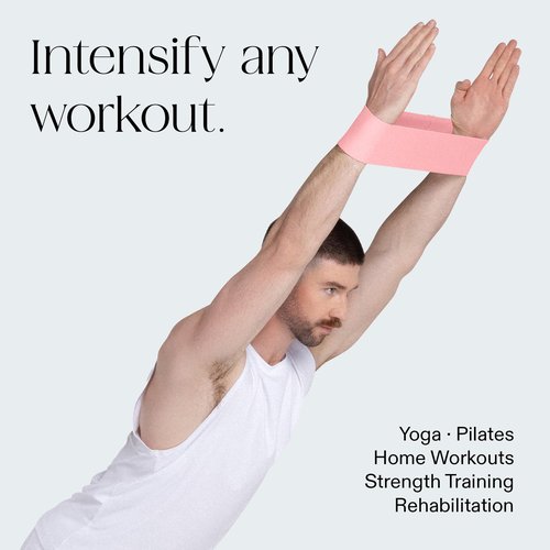 Bala Booty Bands Resistance Bands for Women & Men - Elastic Exercise Bands for Working Out - Wrist, Ankle, Legs & Booty Bands - Workout Resistance Bands for Yoga, Pilates, Strength Training