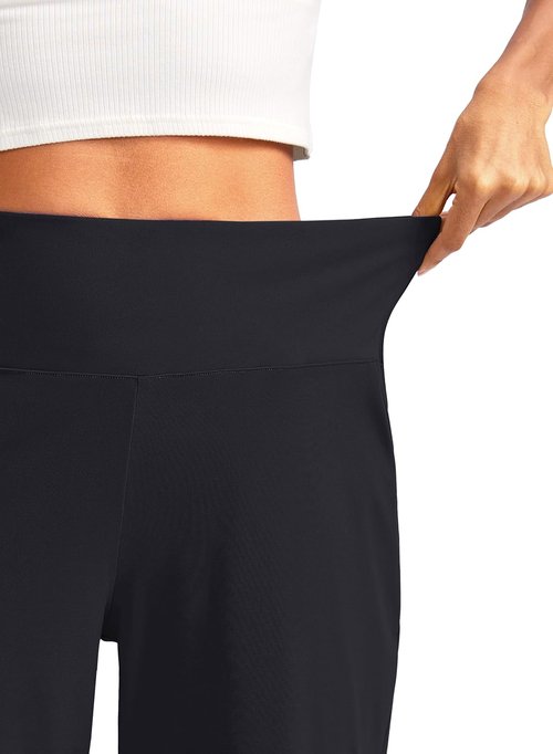 G Gradual Women's Bermuda Long Shorts - High Waisted, Stretchy, Knee Length with Pockets | Summer Walking Wear