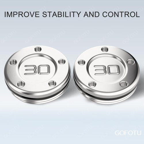 Gofotu 2pcs 30g Golf Custom Weights Compatible with Titleist Scotty Cameron Golf Club Putters Newport No Painting (2pcs 30g)