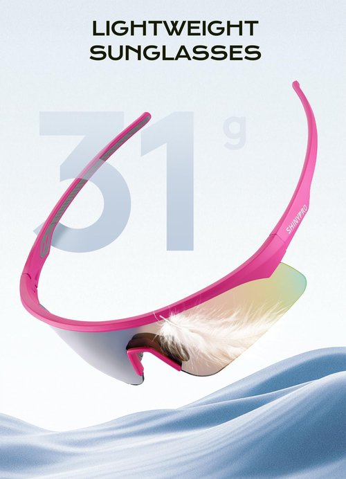 SHINYPRO Z87 Running Sunglasses for Men Women,UV 400 Protection Anti Scratch Impact-resistant Lens