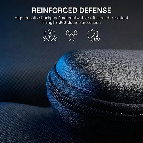 ALKOO Heart Monitor Case - Protective Travel Carrier for KardiaMobile EKG Monitors | Includes Pill Box & Carabiner Clip