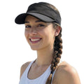 GADIEMKENSD Performance Visor Sun Hat for Women Golf Hat Sun Protection Cooling Running Visors for Tennis Hiking Sport Outdoor Exercise Black