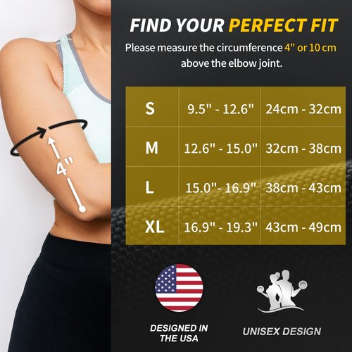 CAMBIVO 2 Elbow Sleeves and 1 Tennis Elbow Strap Set, Targeted Counterforce Compression for Tennis & Golfer's Elbow Relief, Adjustable Arm Support Kit for Tendonitis, Heavy Lifting and Workout