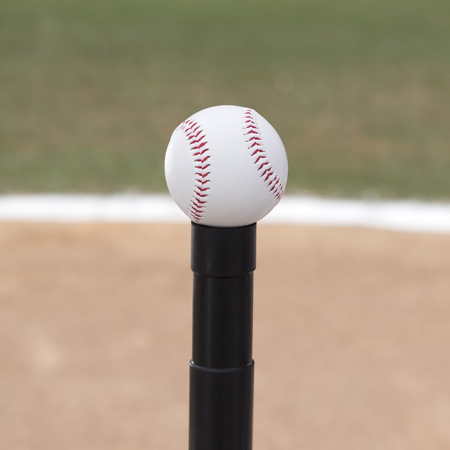 Champion Sports Deluxe Batting Tee - Mounted Adjustable Telescopic Batting Tee - 22"–36"