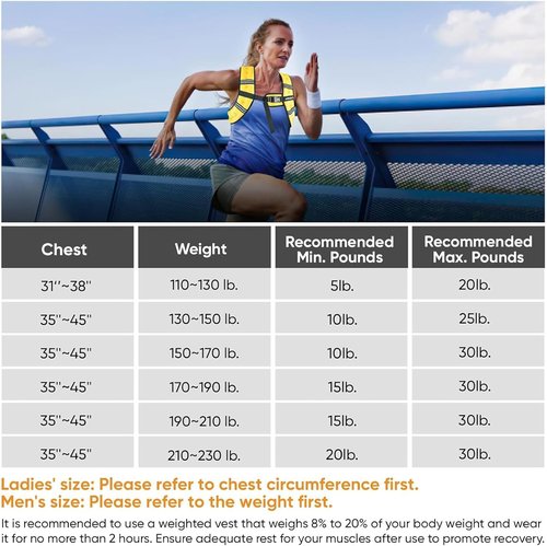 APEXUP Weighted Vest - Adjustable Weight Vest for Strength Training & Running | Unisex Fitness Gear