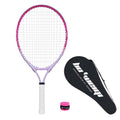 bo'weiqi 23" Kids Tennis Racket for Aged 8-10, Lightweight Youth Tennis Racket for Outdoor/Indoor Sports Including 1 Tennis Racket,1 Replacement Grip and 1 Shoulder Strap Bag Easy Carry(Pink)