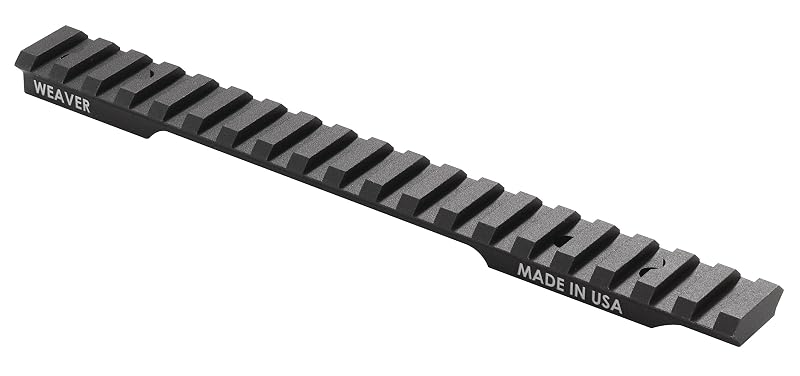 WEAVER Extended Multi Slot Base, 20 MOA, 1" Forward Length, Fits Tikka T3X/Savage (Black, One Size)