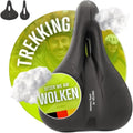 VELMIA Bicycle Saddle - Ergonomic Waterproof Seat for Men and Women - 3 Zone Comfort Design