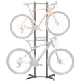 CXWXC 2-/4-Bike Storage Rack with Basket - Bike Rack Garage for Road, Mountain and Hybrid Bike Garage & Home (For 2 bikes)