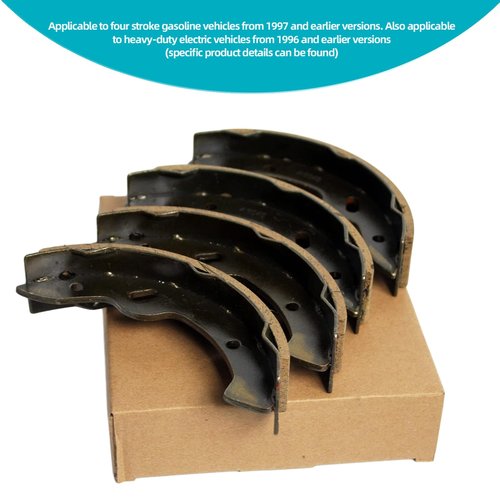 DoonMi Golf Cart Replacement Brake Shoes Set for EZGO YM Golf Cart Yellow OEM#27943G01 70794G01 70795G01