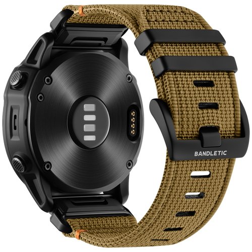Bandletic Compatible with Garmin Fenix 8 51mm Band - 26mm Quick Fit Rugged Nylon Strap for Fenix 7X 6X Pro/5X Plus/3/3 HR/Instinct 2X Solar 3 50mm /Enduro/Quatix/Tactix/Epix Pro 2/D2 Bravo/D2 Delta PX