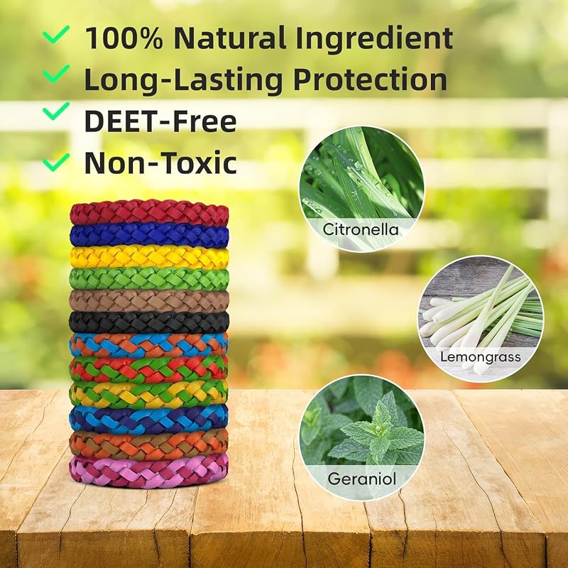BuggyBands 36 Pack DEET-Free Mosquito Repellent Bracelets for Adults & Kids — Variation of THIS listing: 1 Count (Pack of 36)