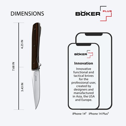 Boker Plus 01BO734 Urban Trapper 3 1/2 in. Blade