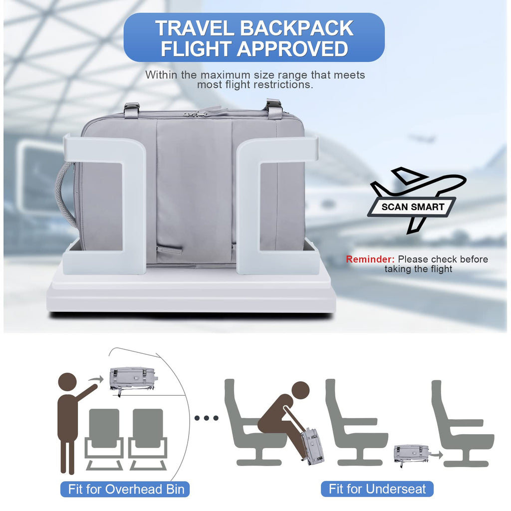 coofay Personal Item Travel Backpack For Women Men Airline Approved Carry On Backpack Flight Approved Waterproof Sports Luggage Backpack Casual Daypack Small Hiking Backpack