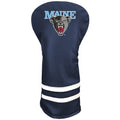 Team Golf NCAA Maine Vintage Driver Headcover - Printed Team Golf NCAA Vintage Driver Golf Club Headcover, Form Fitting Design, Retro Design with Fleece Lining for Extra Club Protection
