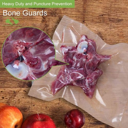 MakMeFre Vacuum Sealer Bags Rolls - 8 Pack (4 Rolls 8"x20' & 4 Rolls 11"x20') | BPA Free, Puncture Resistant, Ideal for Sous Vide Cooking